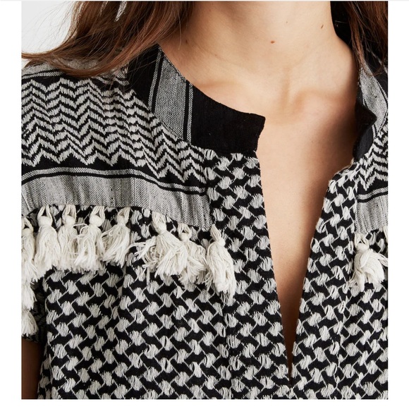 Madewell x Cecilie Copenhagen Tassled Helene Top - Picture 2 of 6